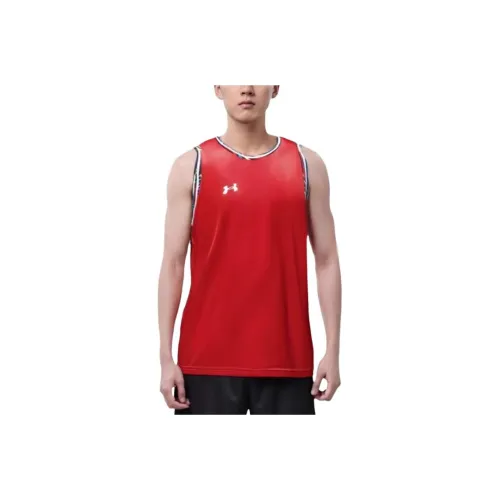 Under Armour Basketball Jersey Men's Red/Colored Edge