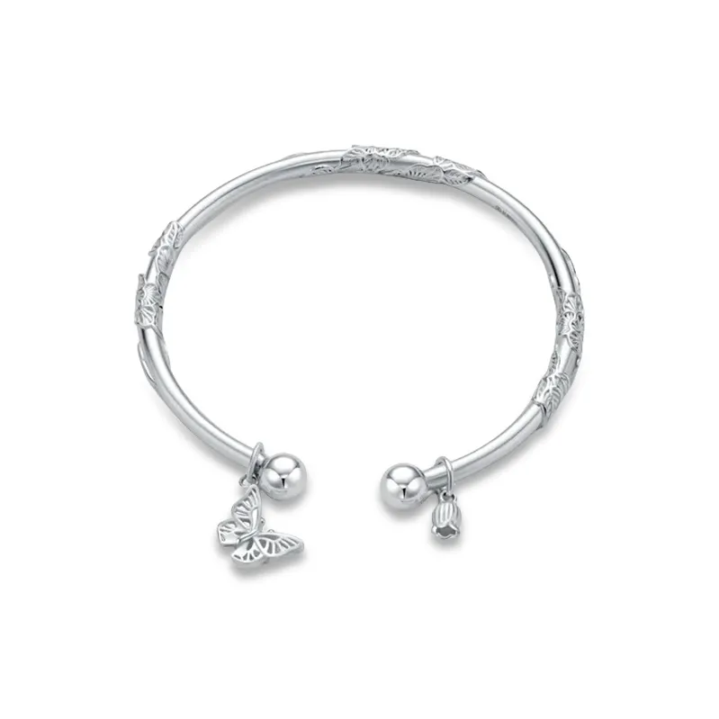UZIID S999 Fine Silver Sterling Silver Bracelets Women's-5