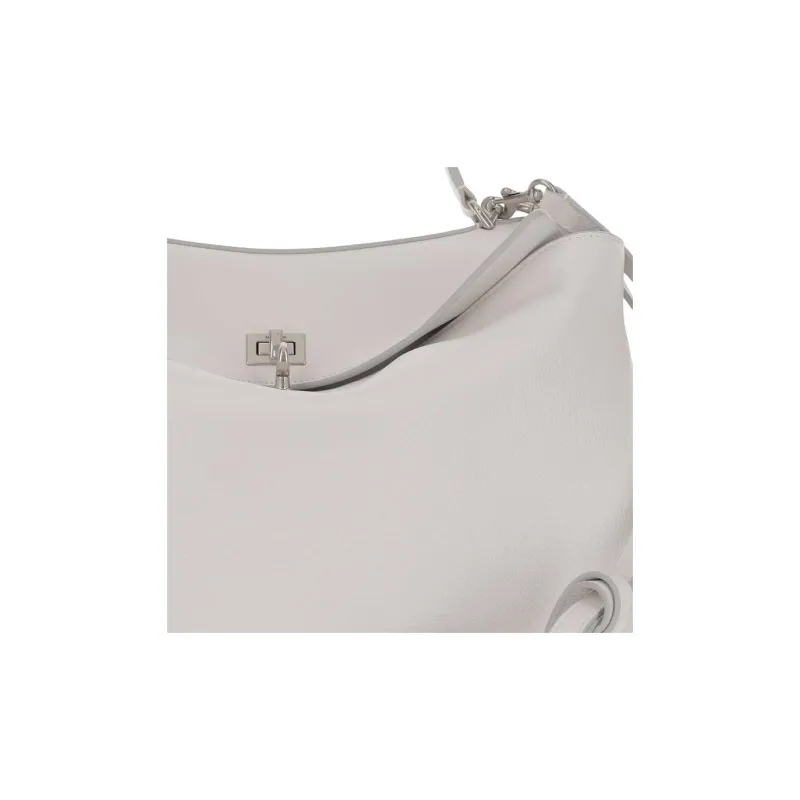 Balenciaga Calfskin Shoulder Bag, Crossbody Bag, Handbag Medium Size Women's White-4