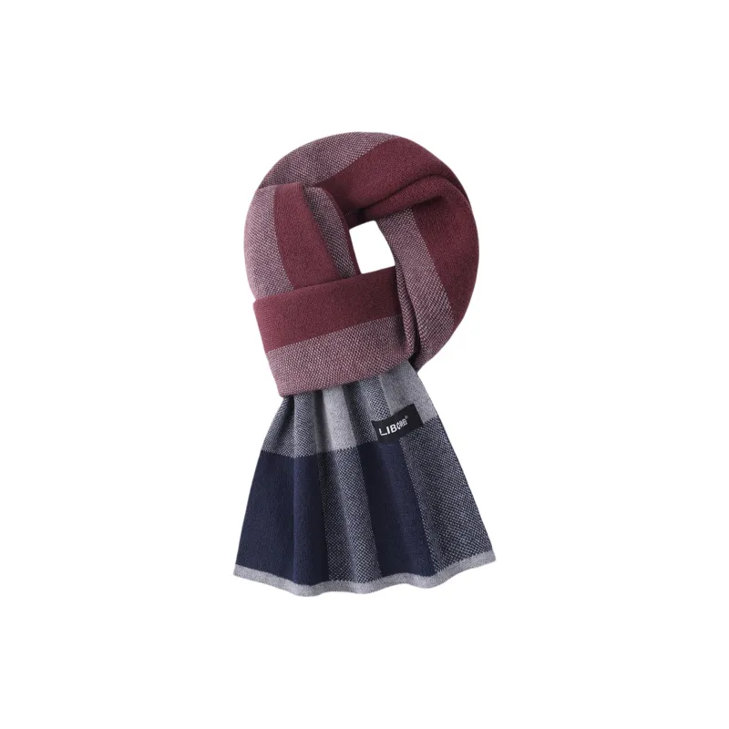 LIBO Cotton Knit Scarves Unisex-2