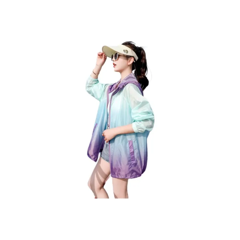 Flowers In Water Cropped Coat Women's-4