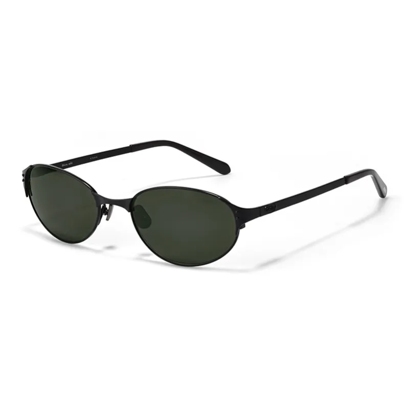Fakeme Titanium Oval Sunglasses Unisex-1