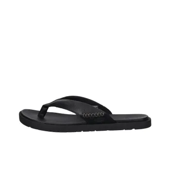 UGG Rubber Sole Abrasion Resistant Flip Flops Men's Black
