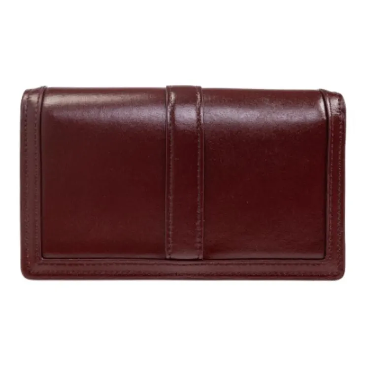 VERSACE Greca Goddess Calfskin Shoulder Bag Mini Women's Burgundy-2
