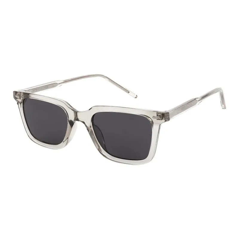 JEKA TR/Memory Plastic Metal Square Sunglasses Unisex-2