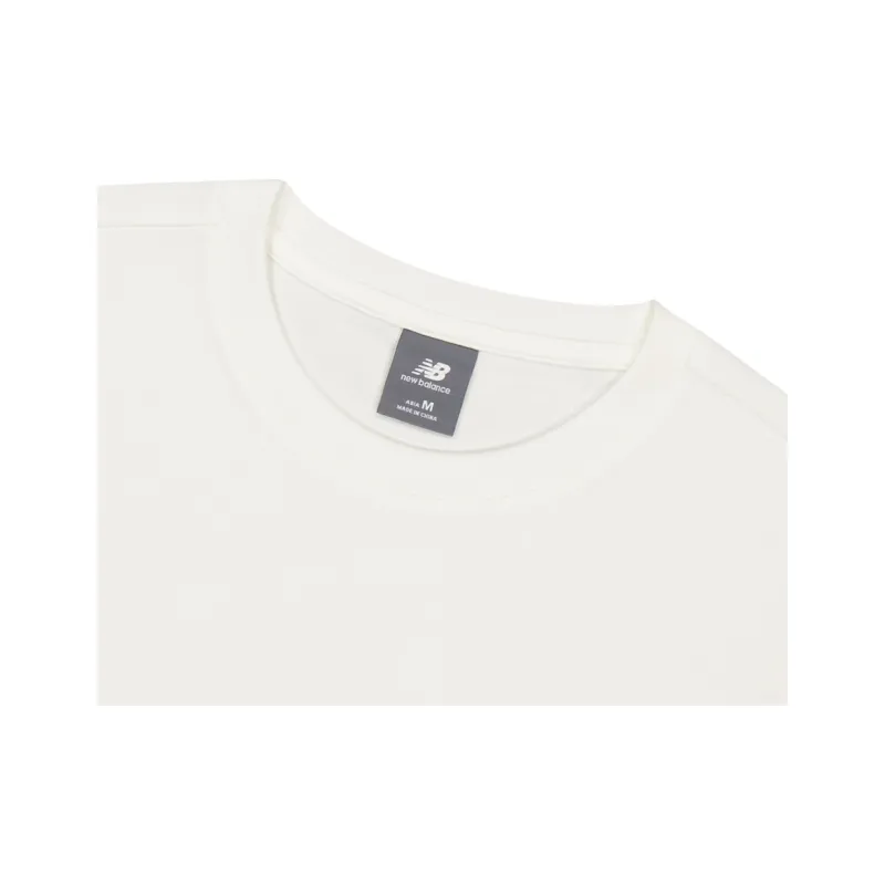 New Balance T Shirt Unisex Sea Salt White-3