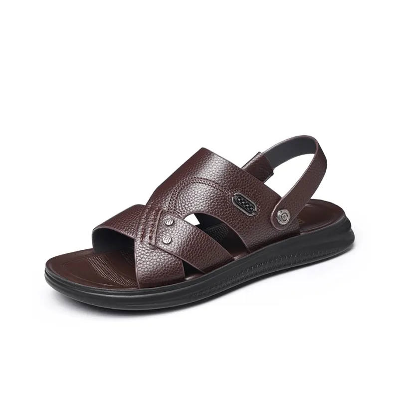 Ritai Beach Sandals Men Brown-8
