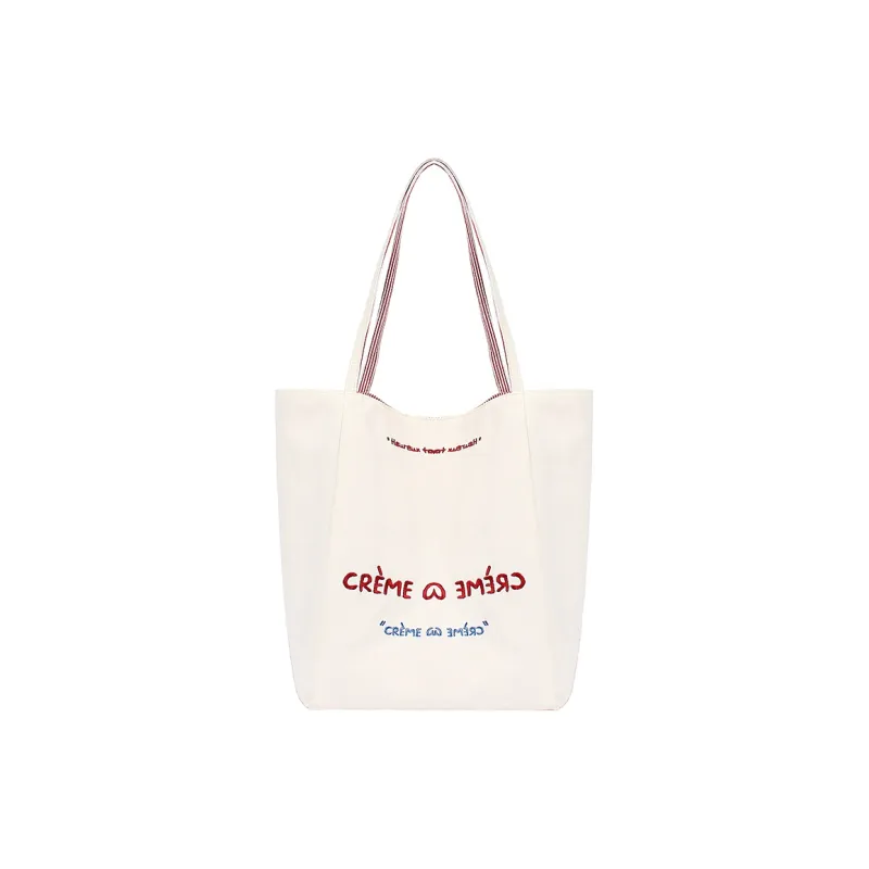 Homeboisportclub Canvas Bag, Tote Bag, Single Shoulder Bag Unisex Red/Blue-1