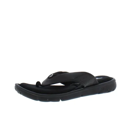 FILA Slip Resistant Abrasion Resistant Flip Flops Women's Black