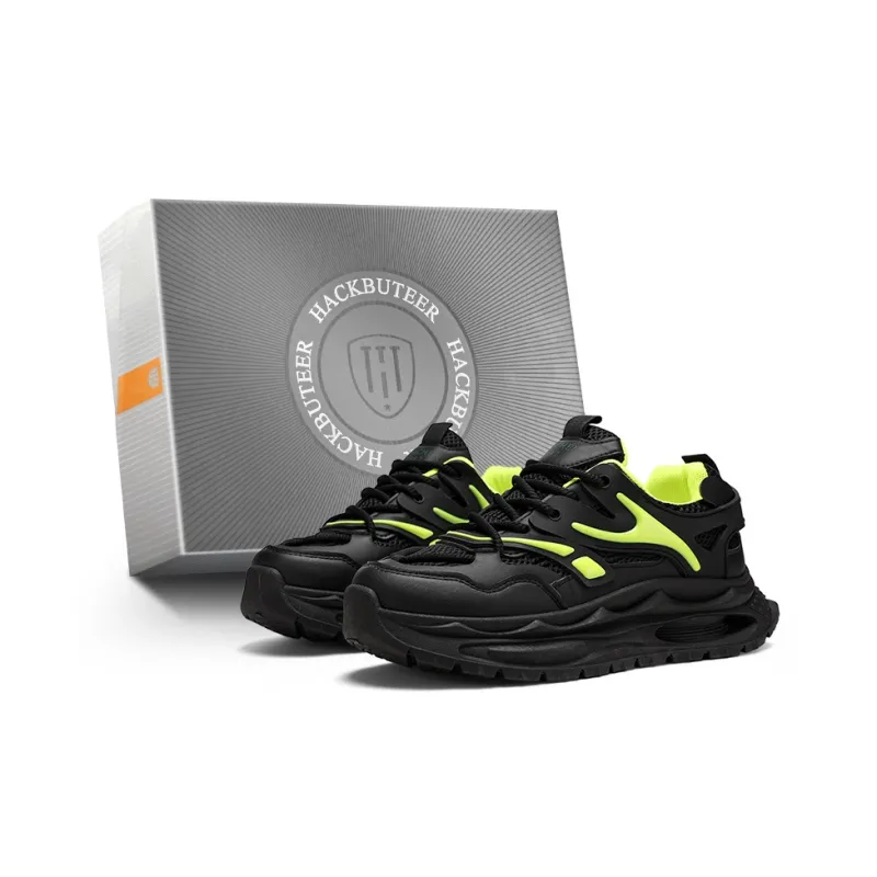 HACKBUTEER Low Top Chunky Sneakers Men's Box Included-7