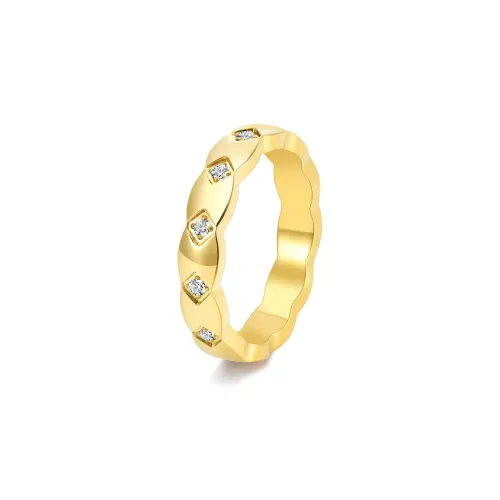 ACROWM Titanium Steel Rings Unisex