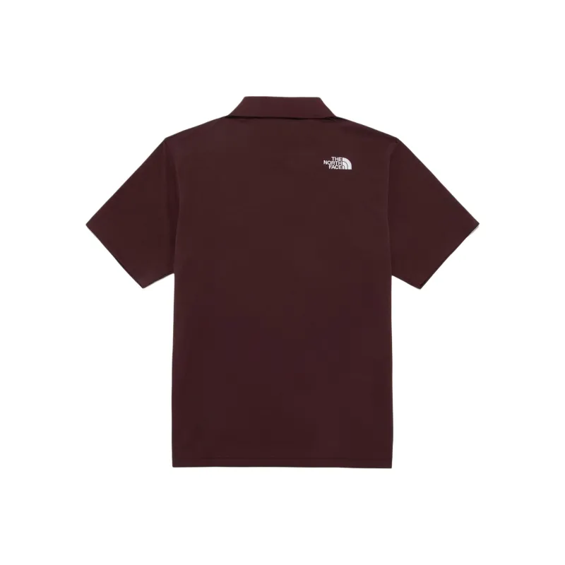THE NORTH FACE CMX PRIME Polo Shirt Men's Burgundy-1