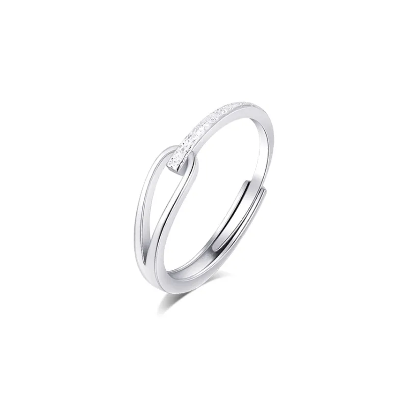KUMET Sterling Silver Rings Unisex-10