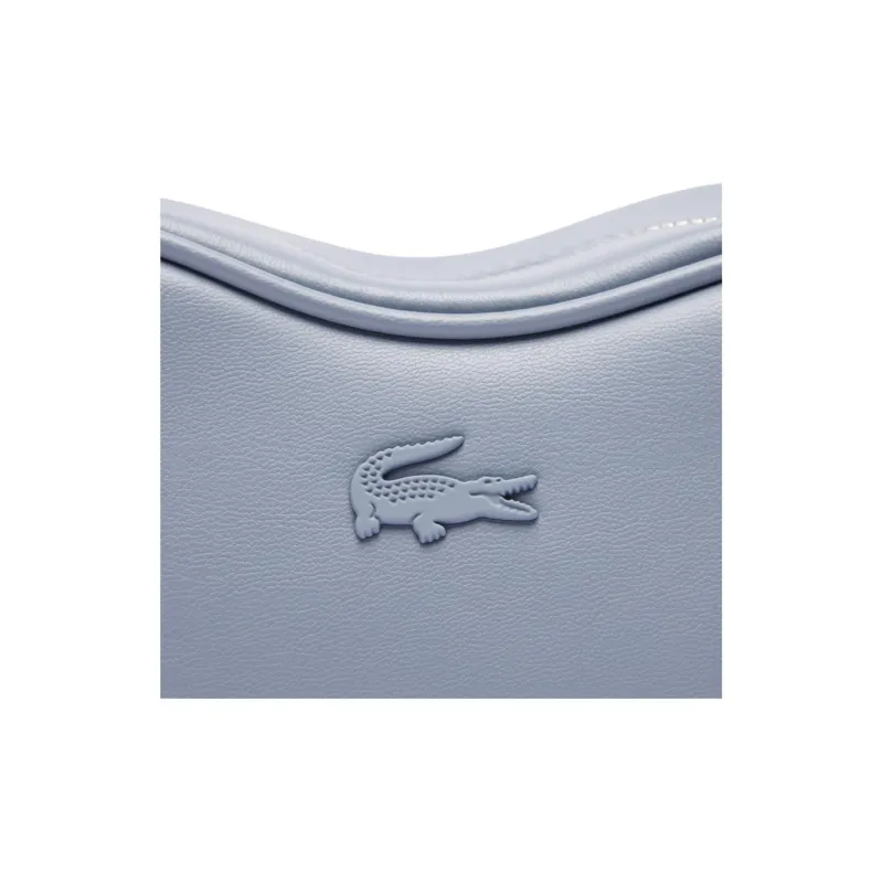 LACOSTE Cow Leather Shoulder Bag Mini Women's Light Blue-3