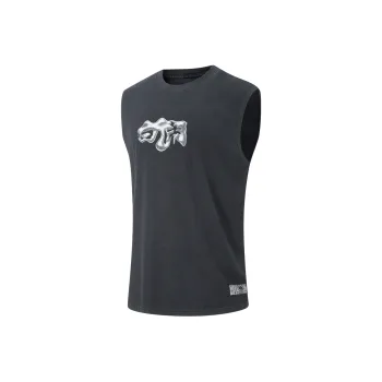 LINING Tank Tops Men Black