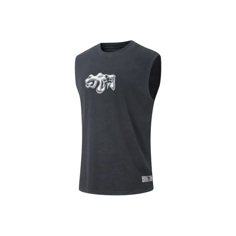 LINING Tank Tops Men Black-0