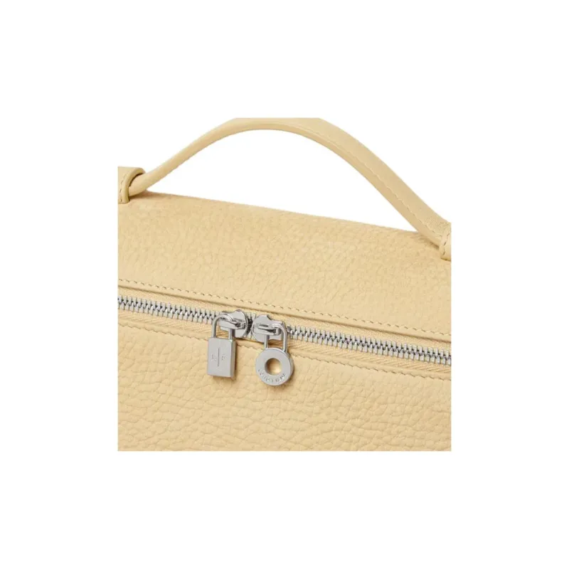 Loro Piana Calfskin Handbag Regular Women's Cream-2
