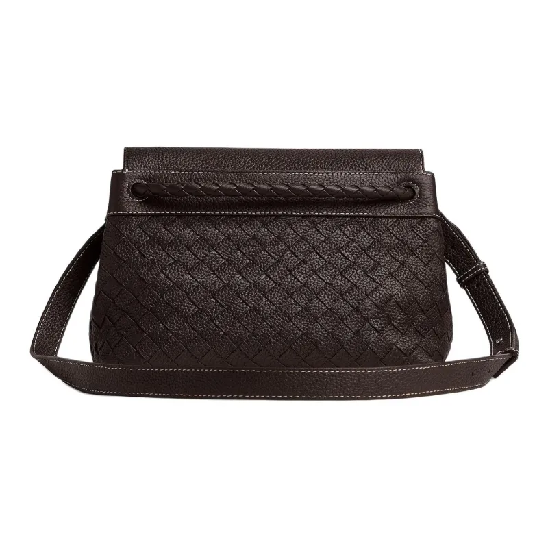 Bottega Veneta Cow Leather Crossbody Bag Trumpets Men's Cream-1