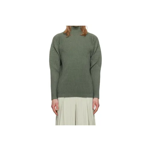 Homme Plissé Issey Miyake Knitwear Men's Green
