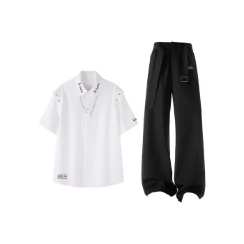 JINBEILE Shirt Matching Set Unisex