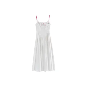 YGPRW Slip Dresses Women's White