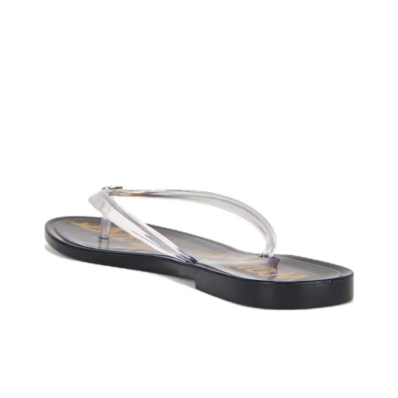 SAM EDELMAN Abrasion Resistant Flip Flops Women's Transparent-2