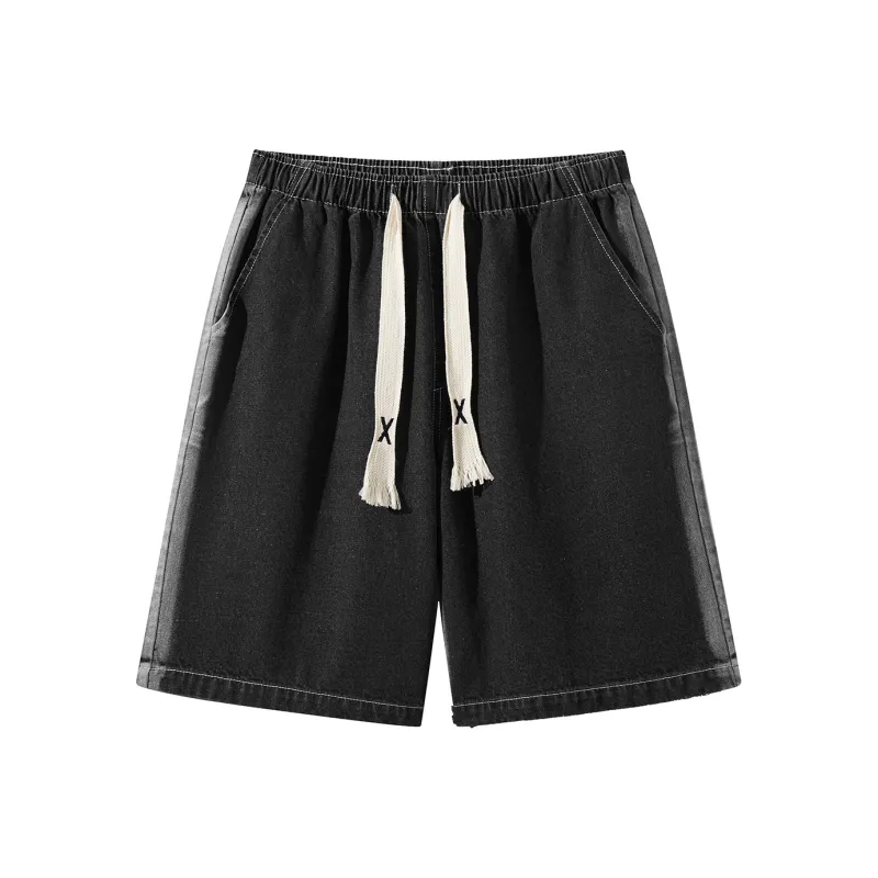 BRYAN JIMENEZ Denim Shorts Unisex-0