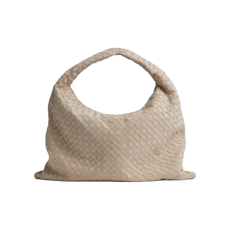 Bottega Veneta Calfskin Handbag Women's Natural-3