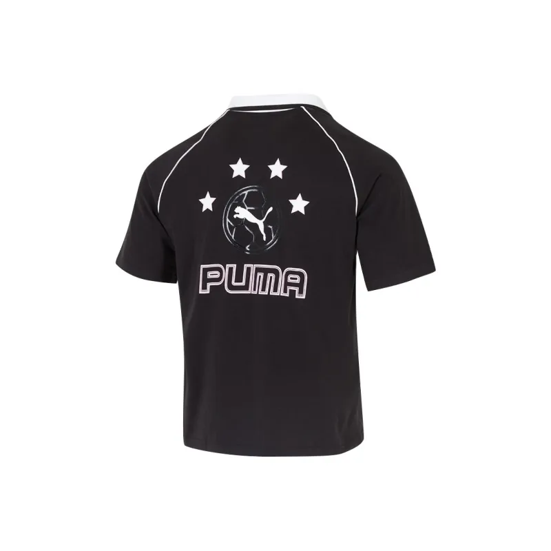 PUMA SS25 Polo Shirt Unisex Black-1