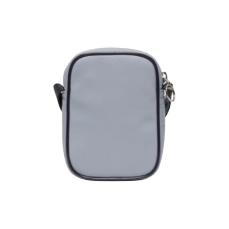 LACOSTE PVC Shoulder Bag Unisex Dark Gray-3
