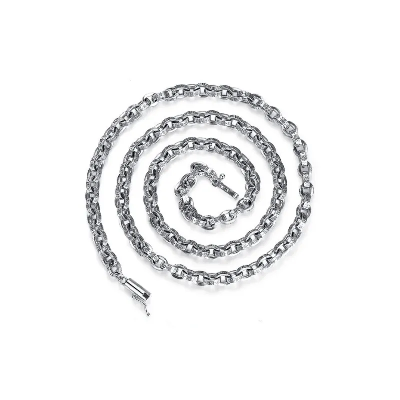 Quarqor S925 Silver Necklaces Men's-0