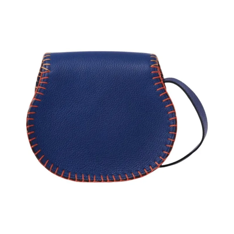 Chloe Marcie Calfskin Shoulder Bag Crossbody Bag Mini Women's Dark Blue-2