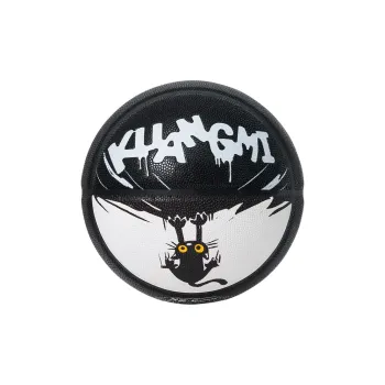 Kuangmi PU Basketball Black White Size 7 Street Training Unisex