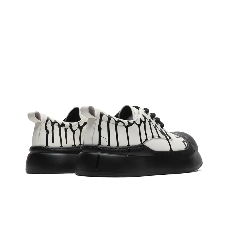 APRHE Slip Resistant, Abrasion Resistant, Lightweight, Height Increasing Low Top Skateboard Shoes Unisex-1
