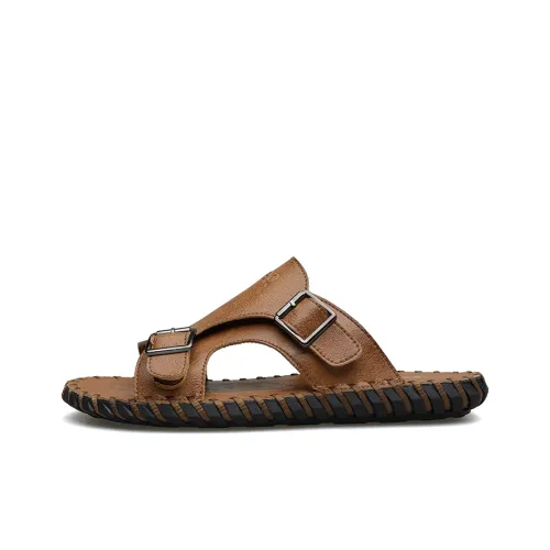 Jeep Rubber Sole Slip Resistant Slide Slippers Men's