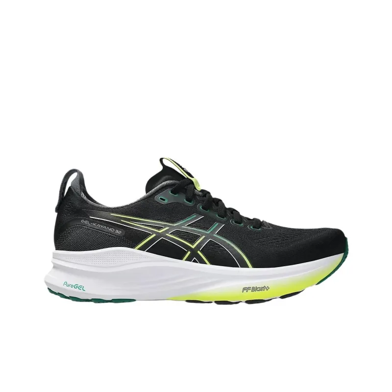 Asics GEL KAYANO 32 Anti Slip Wear Resistant Low Top Running Shoes Men's Black Green-1