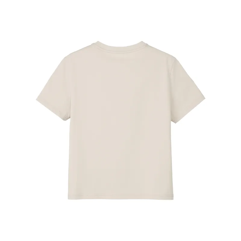 Fstudio Korean Style Commute Versatile 100% Cotton Print Short Sleeved T Shirts Women's-2
