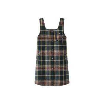 POPO.INFO Slip Dresses Women's Plaid