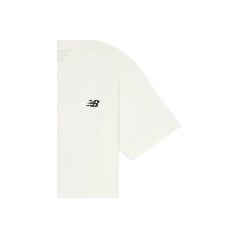 New Balance T Shirt Unisex Sea Salt White-2