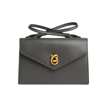 Bottega Veneta Cow Leather Handbag Women's Gray