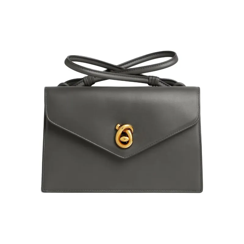 Bottega Veneta Cow Leather Handbag Women's Gray-0