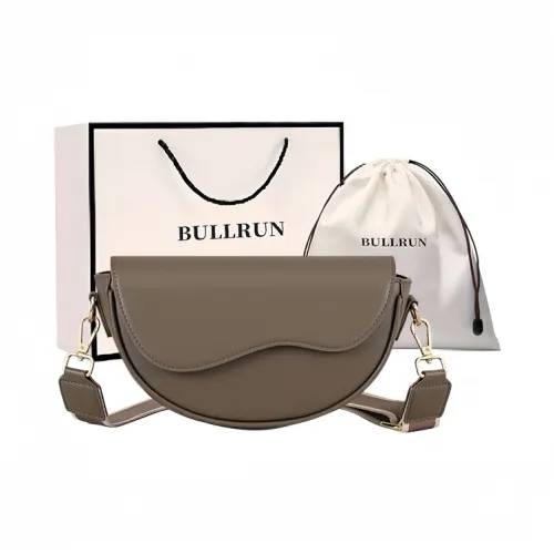 Bullrun Cow Split Leather Shoulder Bag, Crossbody Bag Regular Women's Glaze Green