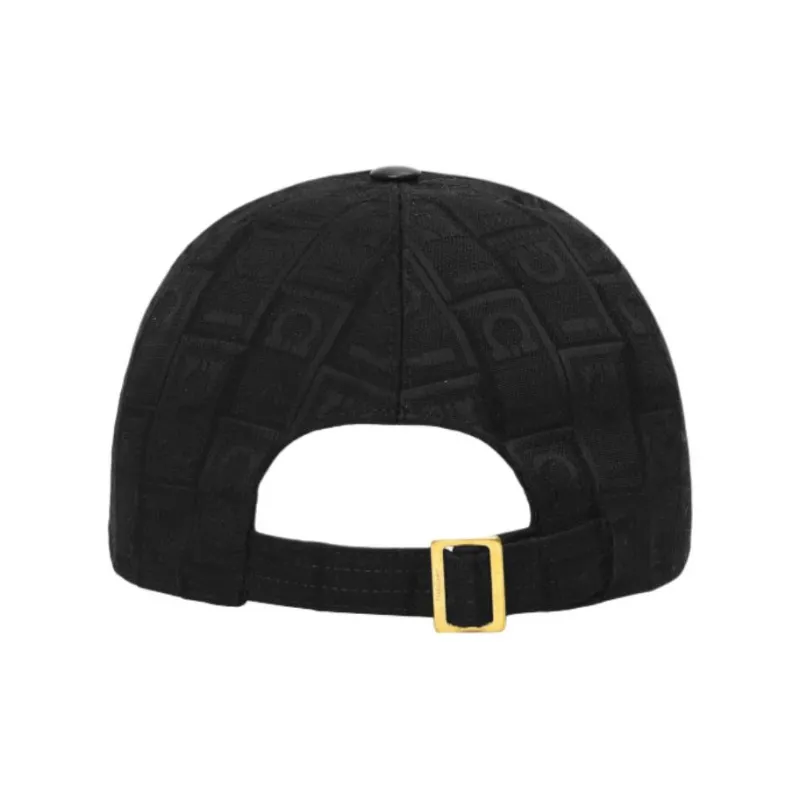 PUMA Cotton Canvas Baseball Caps Unisex Black-4