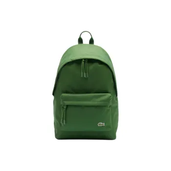 LACOSTE Polyester Backpack Unisex Green