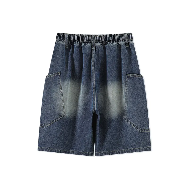 Michael Rock Denim Shorts Unisex-1