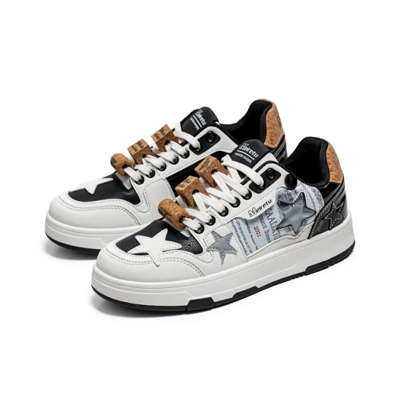 Dragon Dance Low Top Skateboard Shoes White-1
