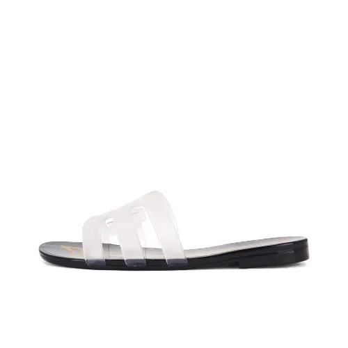 SAM EDELMAN Rubber Sole Abrasion Resistant Slide Slippers Women's Transparent