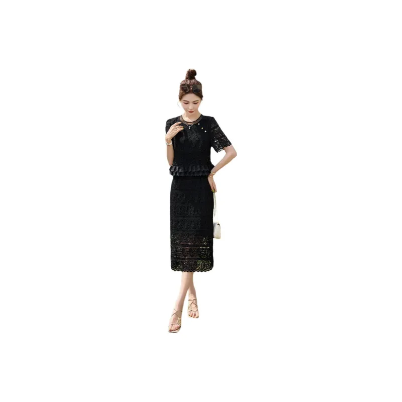 TEME Short Sleeved Dress Women's-5