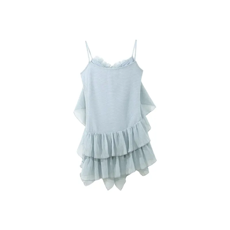 YGPRW Slip Dresses Women's Blue-1