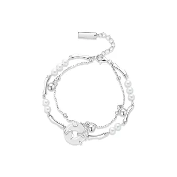 RURA S999 Fine Silver Bracelets Women's Silver